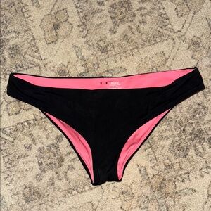 PINK Victoria's Secret Black and Pink Bikini